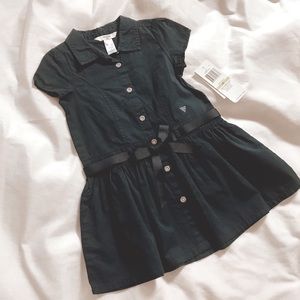 Girls - {Guess} Navy Collar Dress